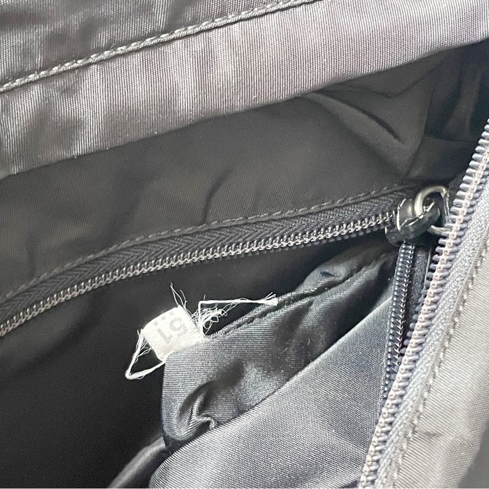 Prada unisex black nylon triangle logo pockets crossbody bag - Picture 10 of 11
